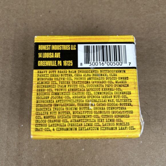 Honest Amish Heavy Duty Beard Balm The Old Fashioned All Natural and Organic 2oz - Picture 2 of 4